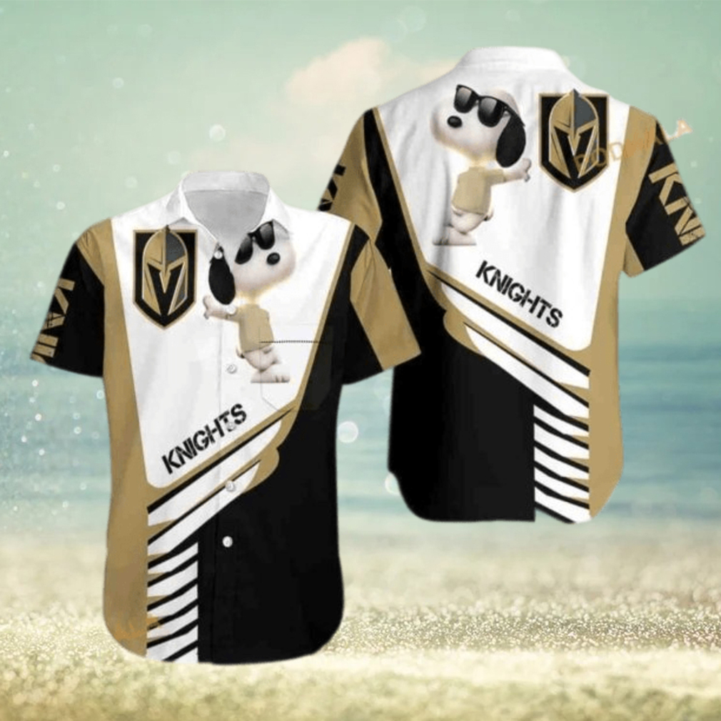 Cool Snoopy NHL Vegas Golden Knights Funny Hawaiian Shirt - Limotees