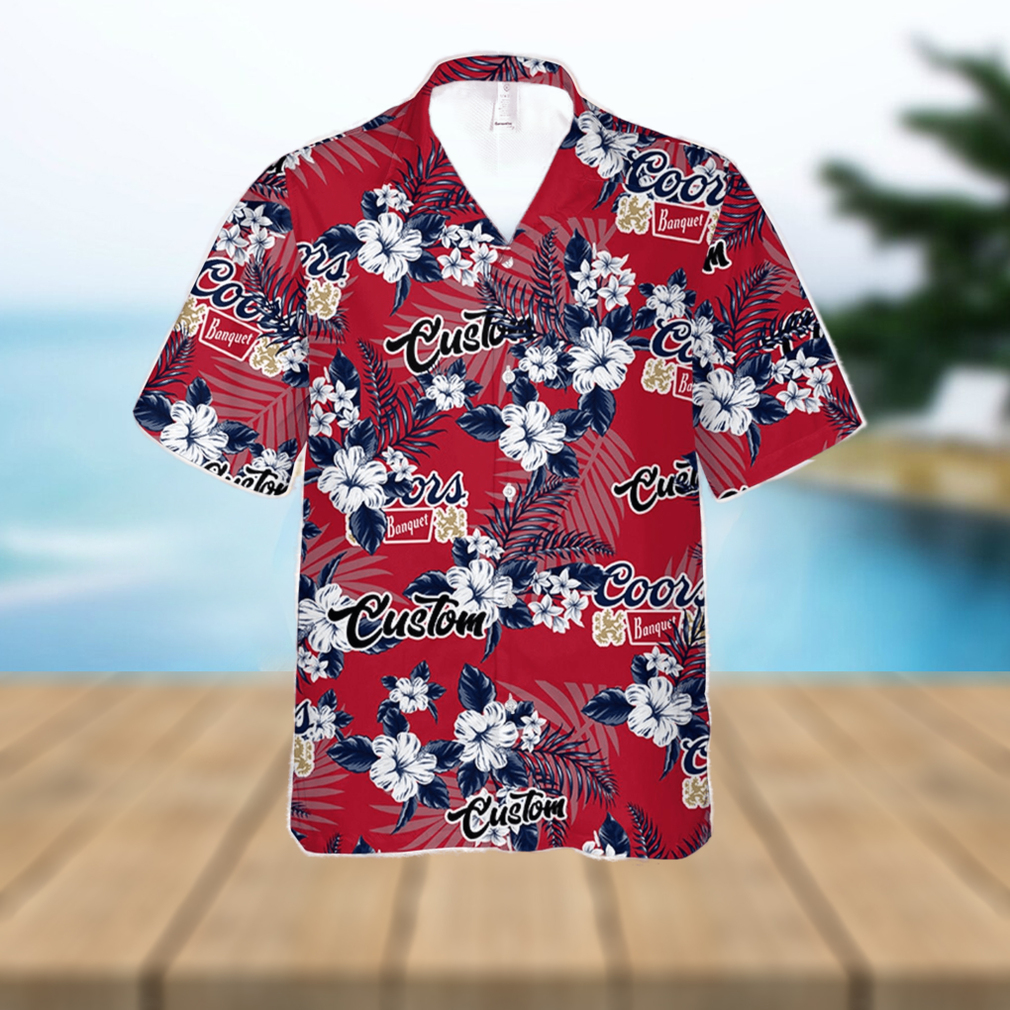 Coors Banquet Hawaiian Shirt Flowers Pattern Personalized Gift Men And Women - Limotees