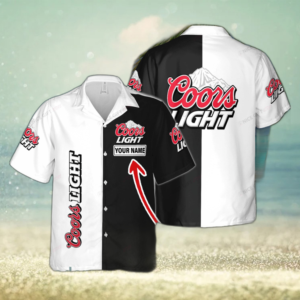 Coors Light Beach Custom Name Hawaiian Shirt Love Beer Gift - Limotees