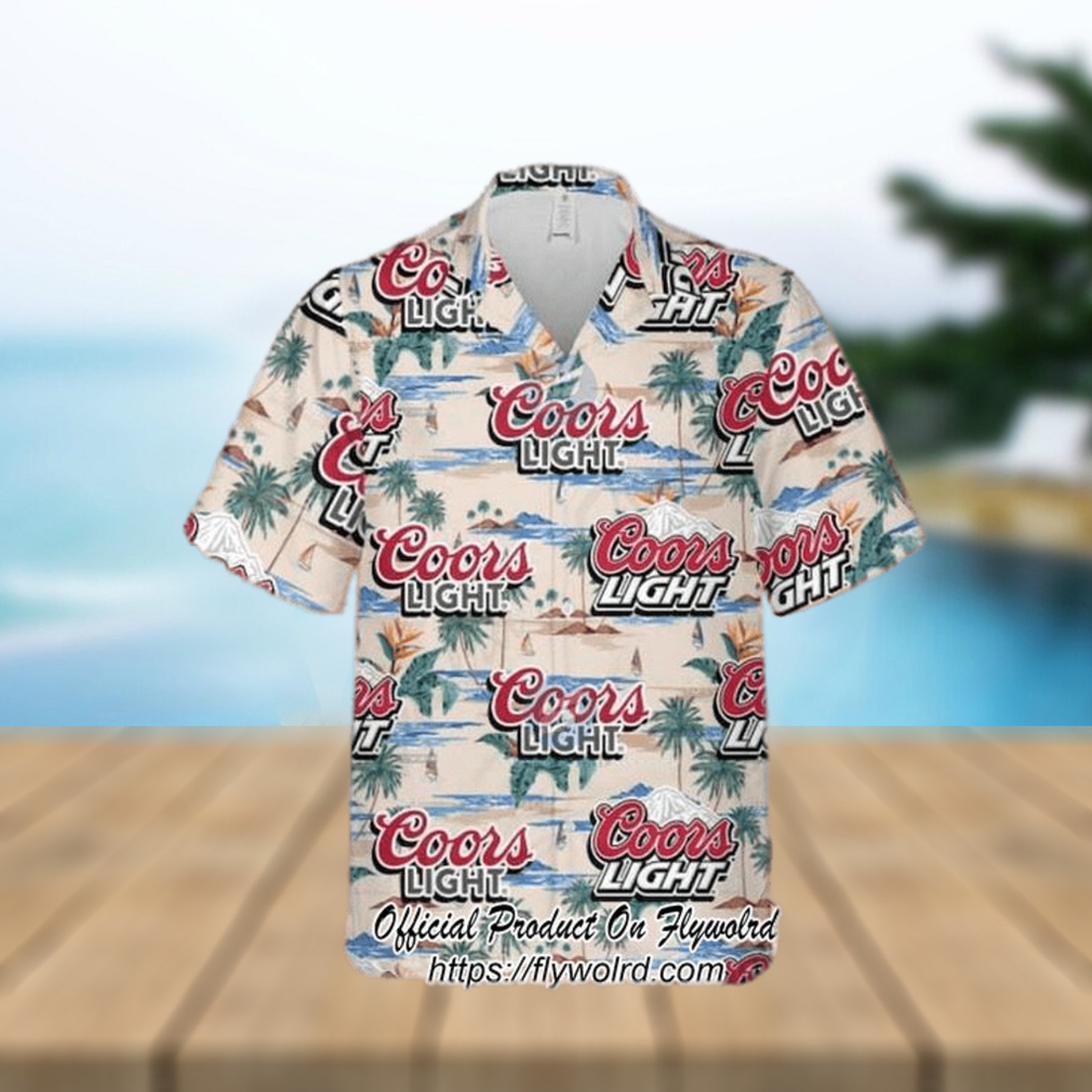 Coors Light Beer Tropical Island Hawaiian Shirt - Limotees