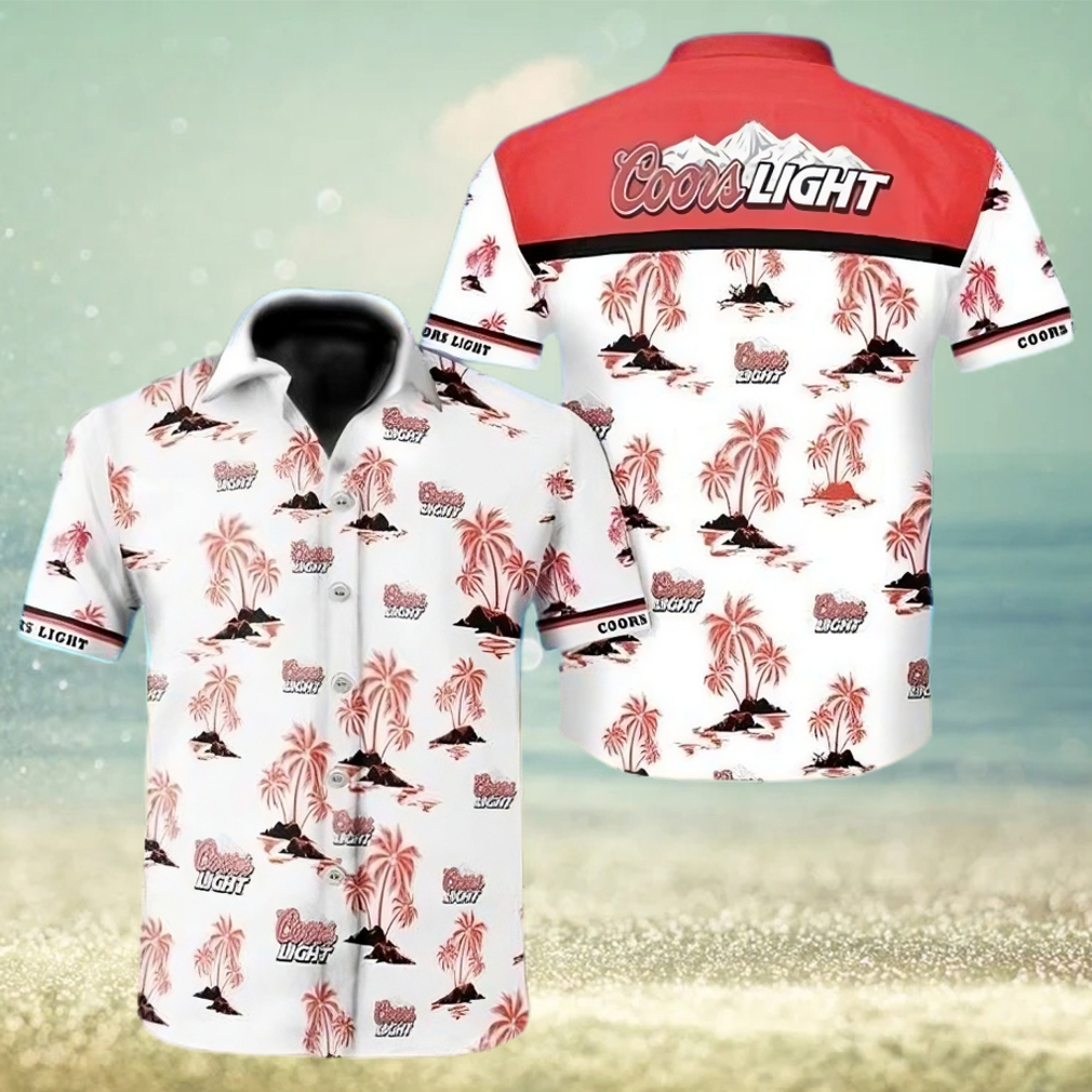 Coors Light Hawaiian Shirt Summer Button Up Coors - Limotees