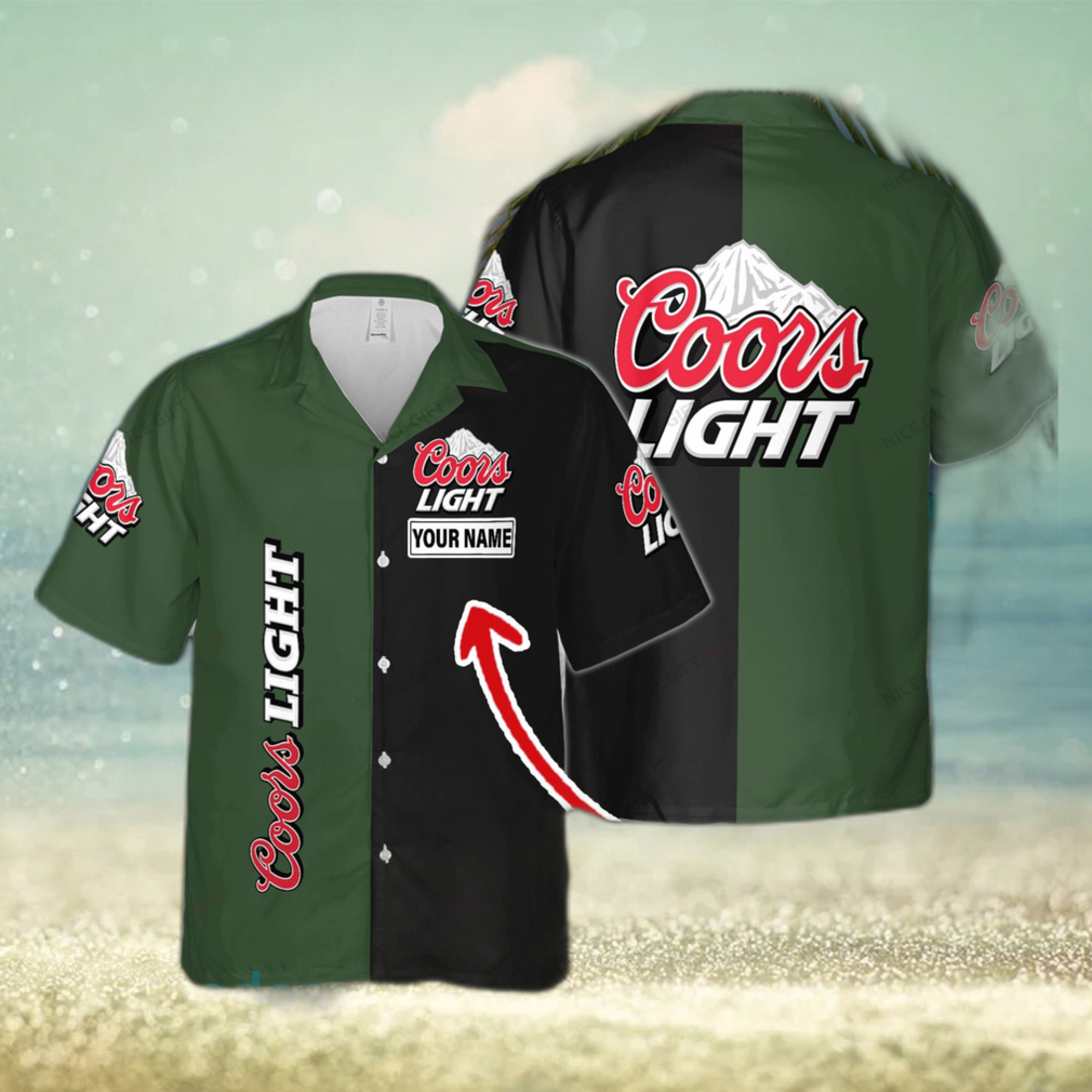 Coors Light Tropical Custom Name Hawaiian Shirt Love Beer Gift - Limotees