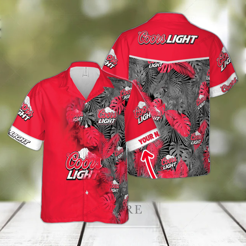 Coors Light Vibrant Custom Name Design Hawaiian Shirt For Men And Women Gift Beach - Limotees