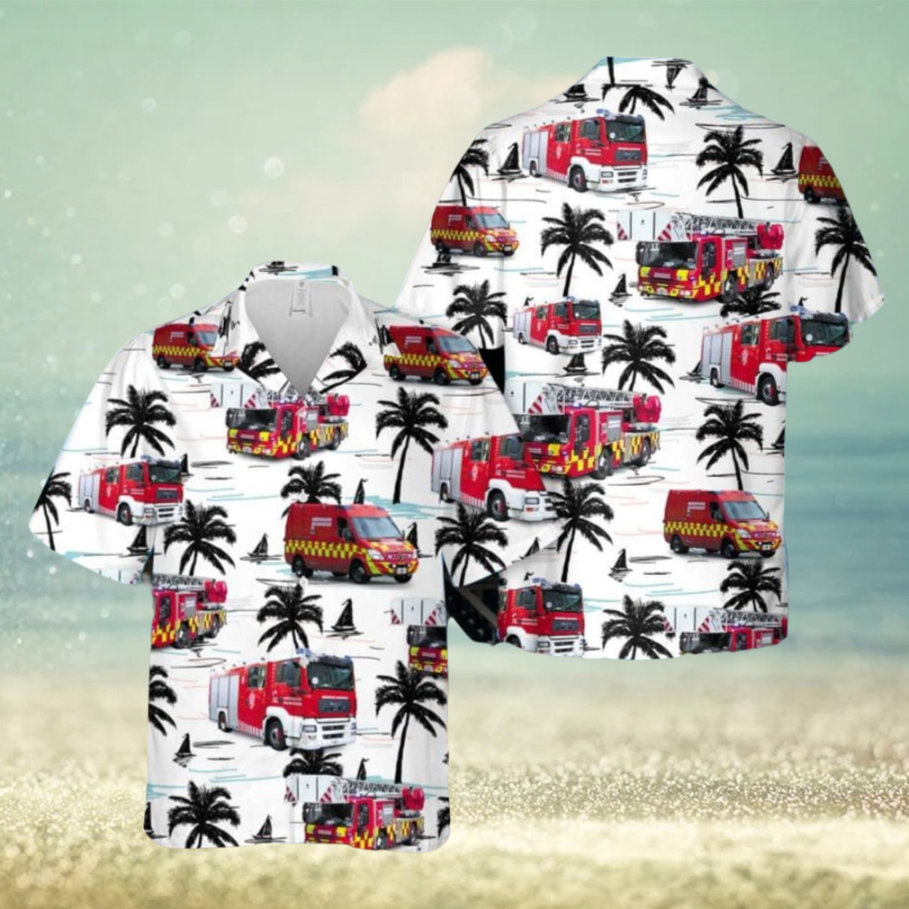 Copenhagen Fire Department 3D Hawaiian Shirt Summer Holiday Gift For Men And Women - Limotees