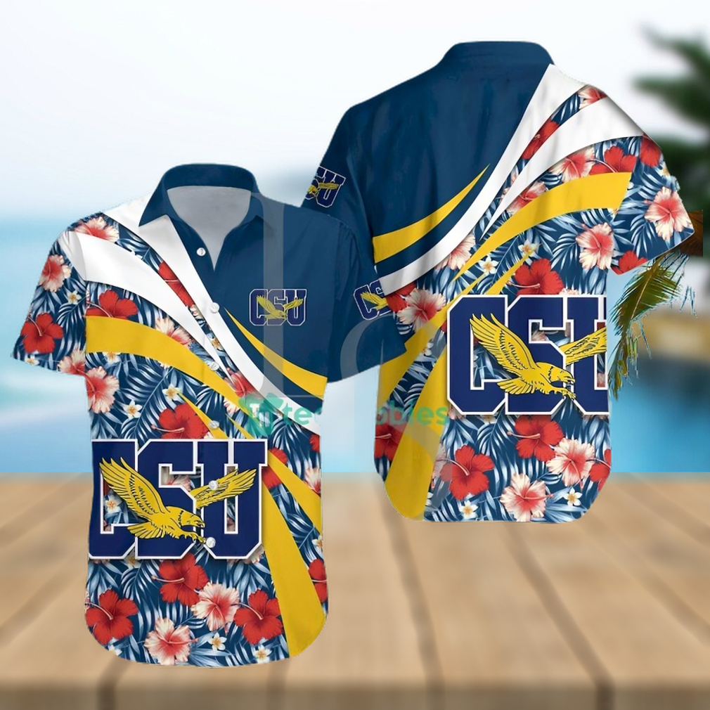 Coppin State Eagles NCAA Hibiscus Tropical Flower Hawaiian Shirt - Limotees