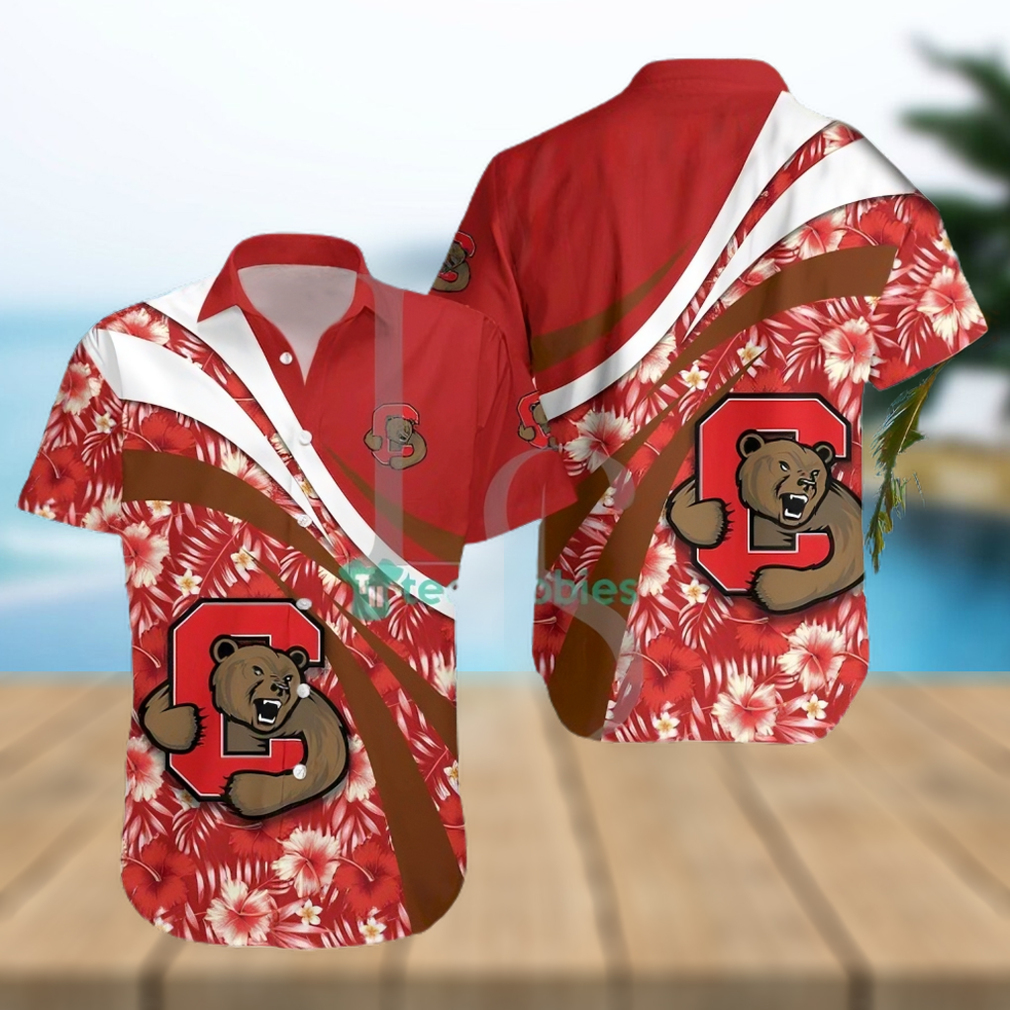 Cornell Big Red NCAA Hibiscus Tropical Flower Hawaiian Shirt - Limotees