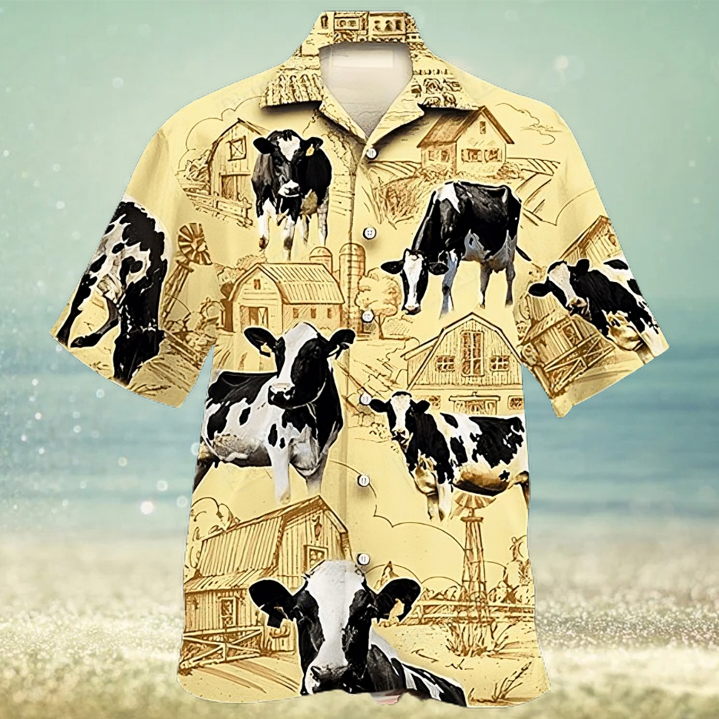 Cow Hawaiian Shirt Dairy Cow Aloha Shirt, Aloha Hawaiian Shirts - Limotees