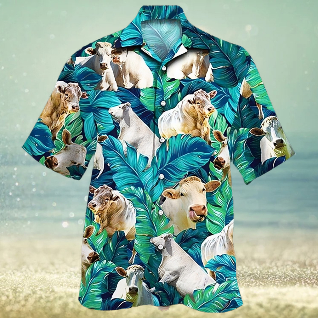 Cow Hawaiian Shirt Funny Tropical Cow Aloha Shirt, Aloha Hawaiian Shirts - Limotees