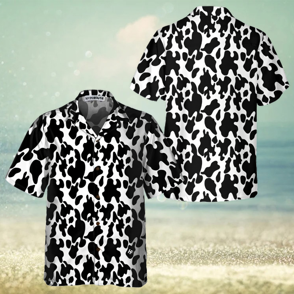 Cow Print Seamless Pattern Hawaiian Shirt, Cow Hawaiian Shirt, Cow Print Shirt For Men And Women - Limotees