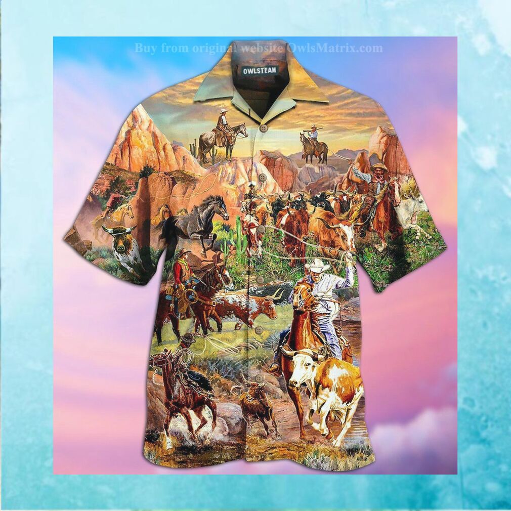 Cowboy life style hawaiian shirt - Limotees