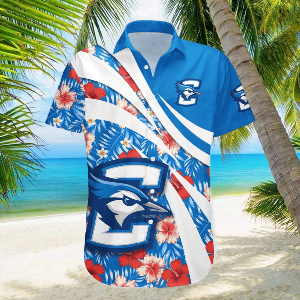 Creighton Bluejays 3D Hawaiian Shirt Hibiscus Sport Style NCAA Men And Women Gift For Fans hawaiian shirt - Limotees