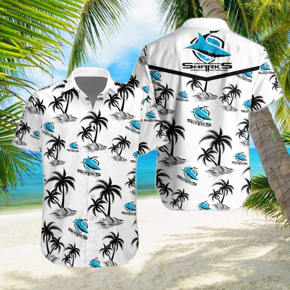 Cronulla Sutherland Sharks NRL Hawaiian Shirt Best Gift For Men And Women Fans hawaiian shirt - Limotees