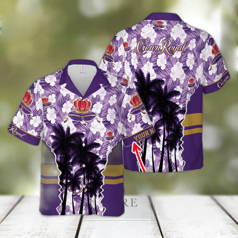 Crown Royal Classic Custom Name Design Hawaiian Shirt For Men And Women Gift Beach - Limotees