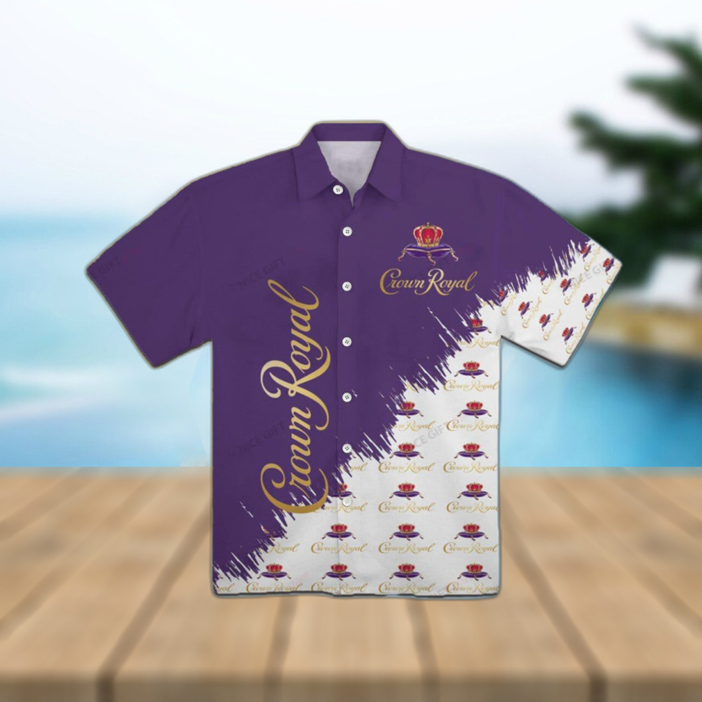 Crown Royal Logo Pattern Paradise Beer Hawaiian Shirt For Men And Women - Limotees