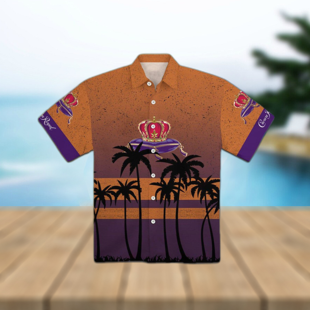 Crown Royal Logo Pattern Print Beer Hawaiian Shirt For Men And Women - Limotees