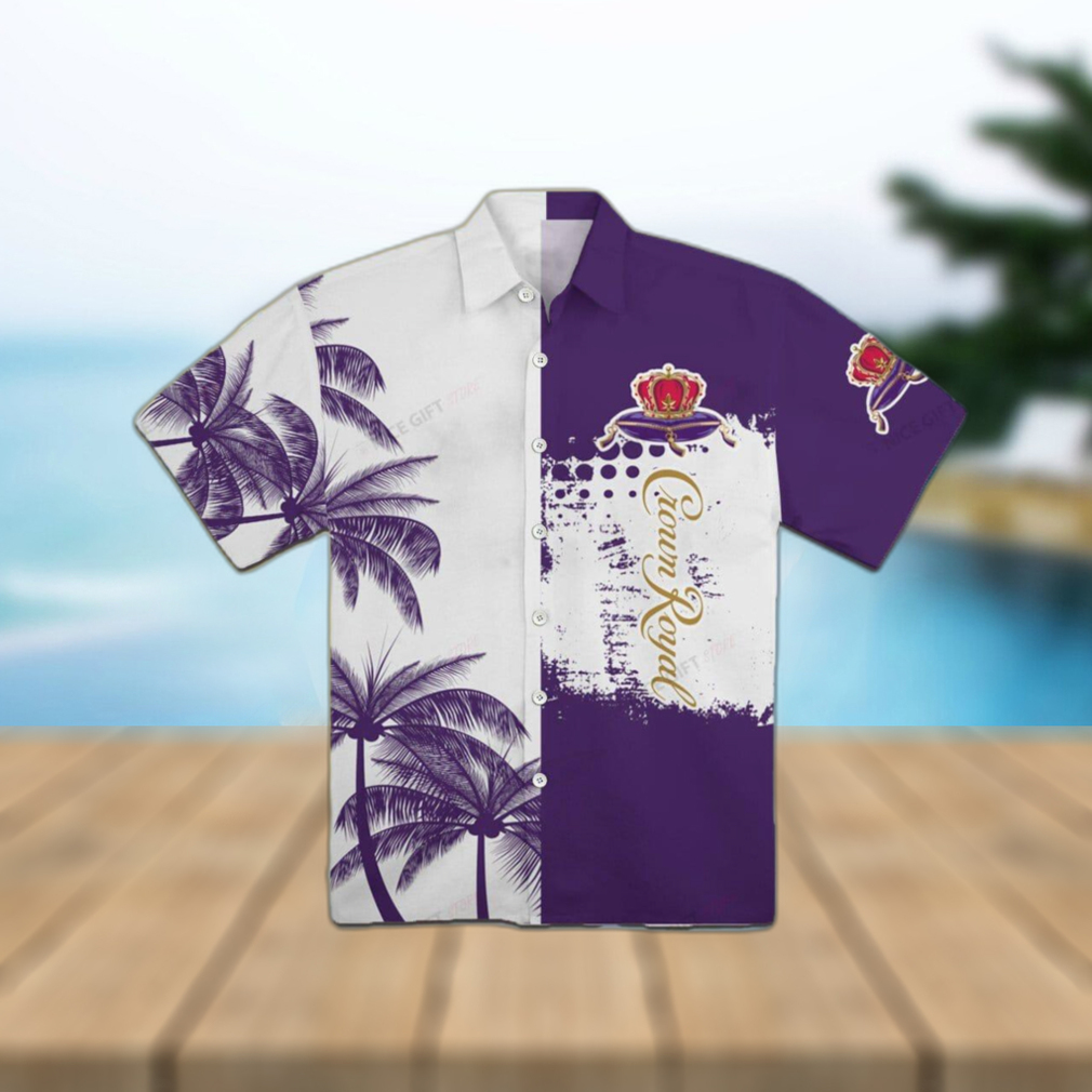 Crown Royal Logo Pattern Tropical Beer Hawaiian Shirt For Men And Women - Limotees