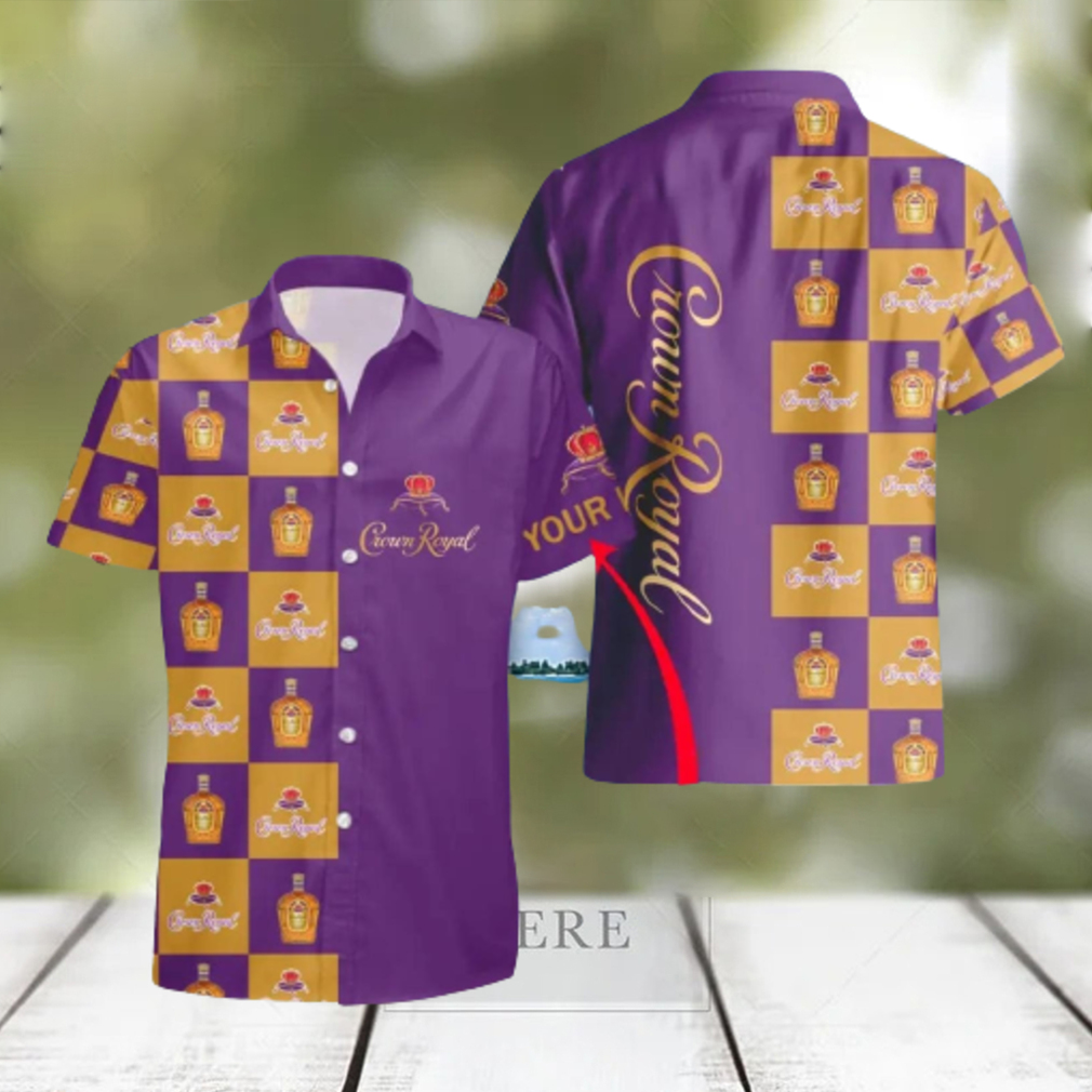 Crown Royal Personalized Name Hawaiian Shirt And Short For Men And Women Summer Holiday Gift - Limotees