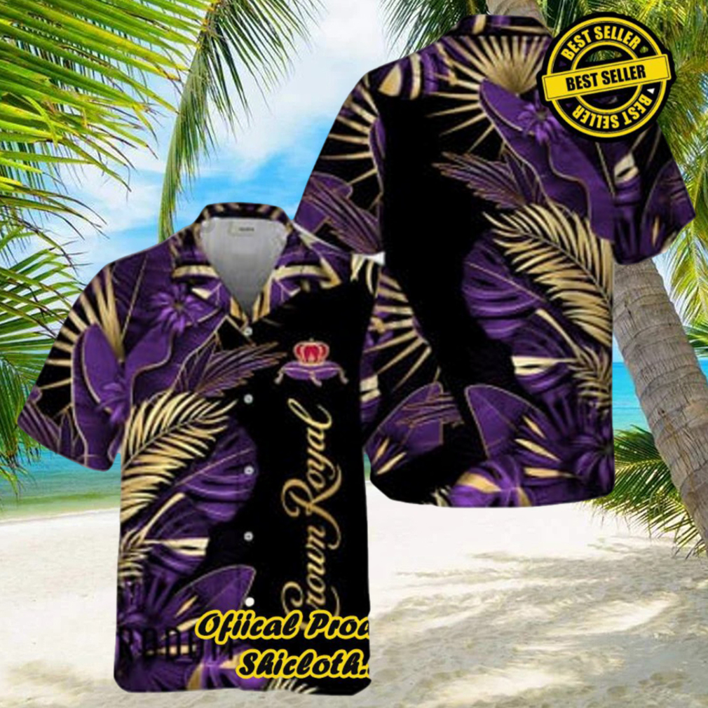 Crown Royal Tropical Palm Hawaiian Shirts - Limotees