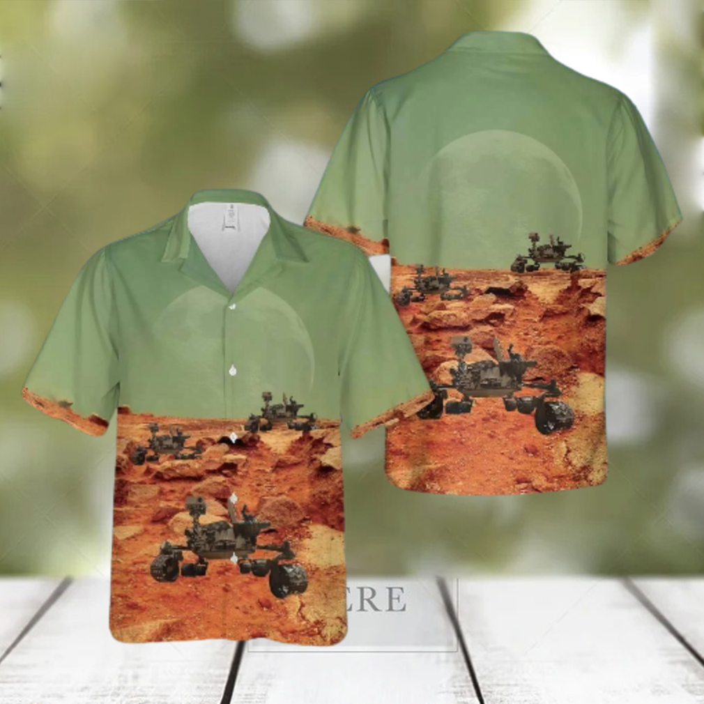 Curiosity Mars Rover Hawaiian Shirt - Limotees