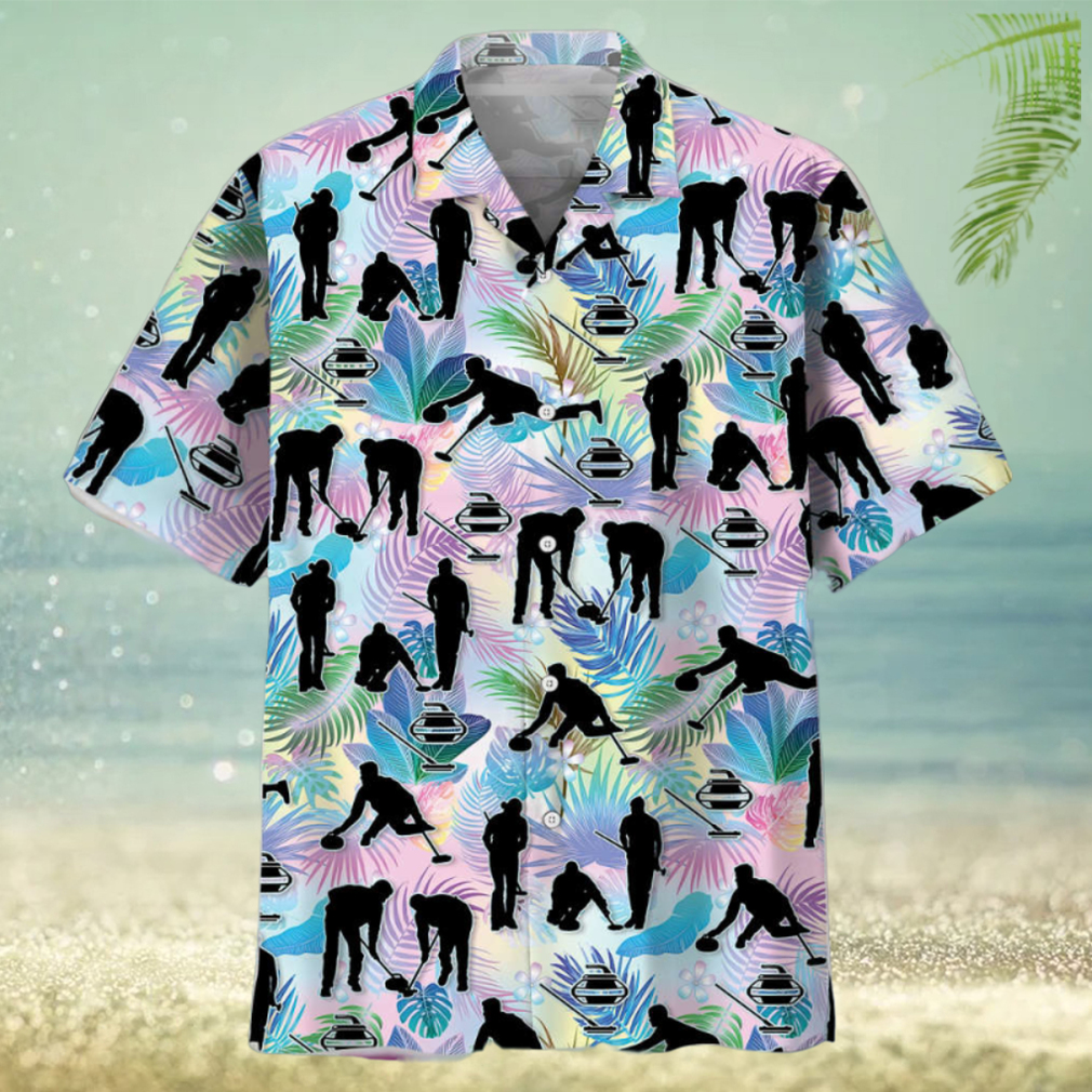 Curling Tropical Hawaiian Shirt - Limotees