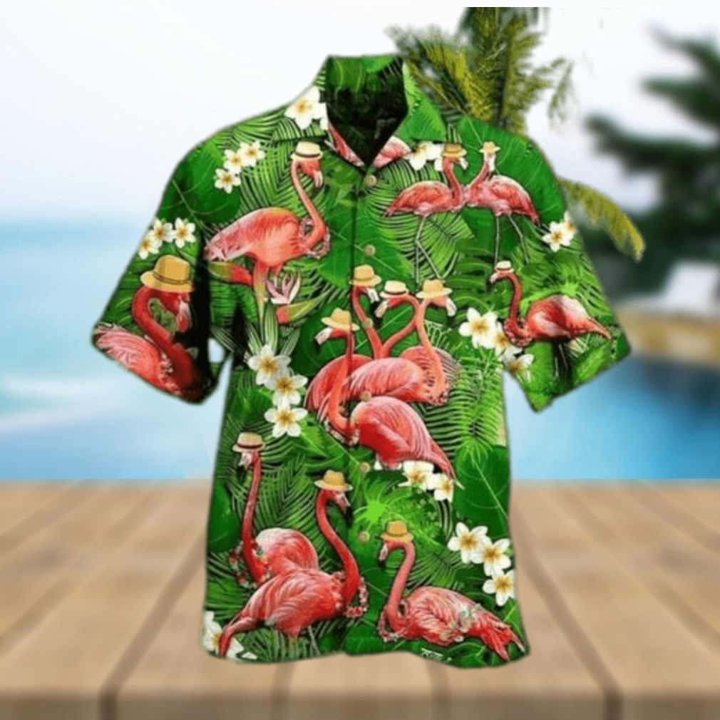 Custom Aloha Fabulous Flamingo Unisex Hawaiian Shirt - Limotees