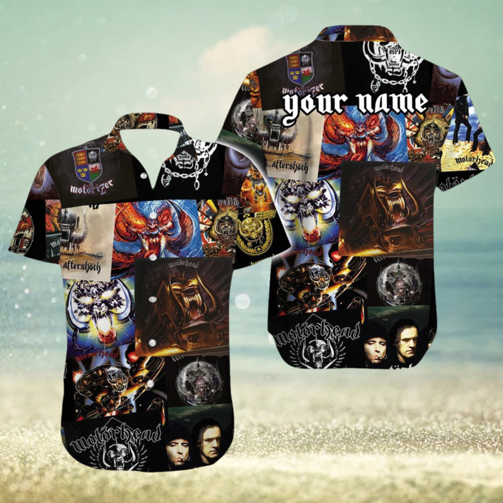 Custom Name Motorhead Albums Hawaiian Shirt - Limotees