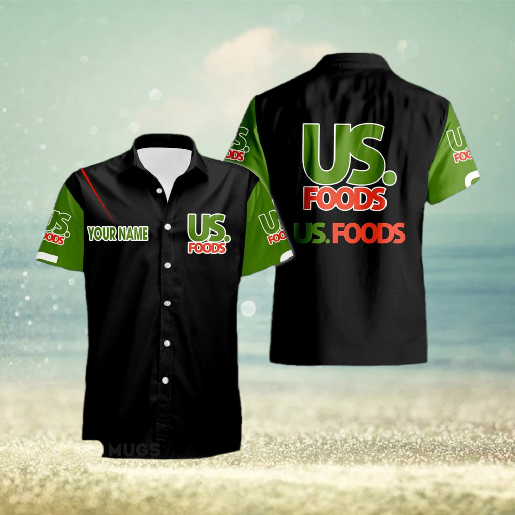 Custom Name US Foods Style 7 Logo Trademark 3D Hawaiian Shirt For Men And Women Gift - Limotees