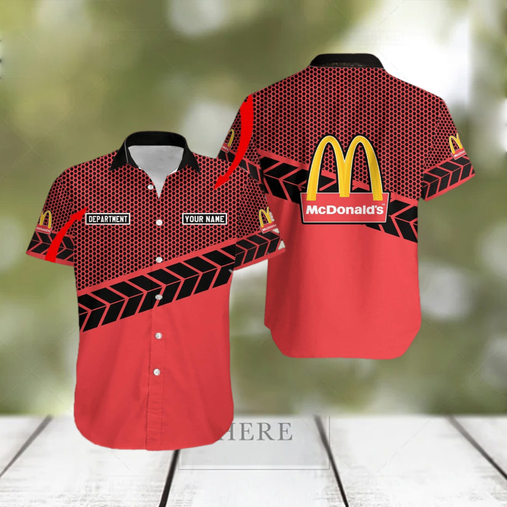 Custom Name mcdonald’s Brand New Seashell Style Hawaiian Shirt Gift - Limotees