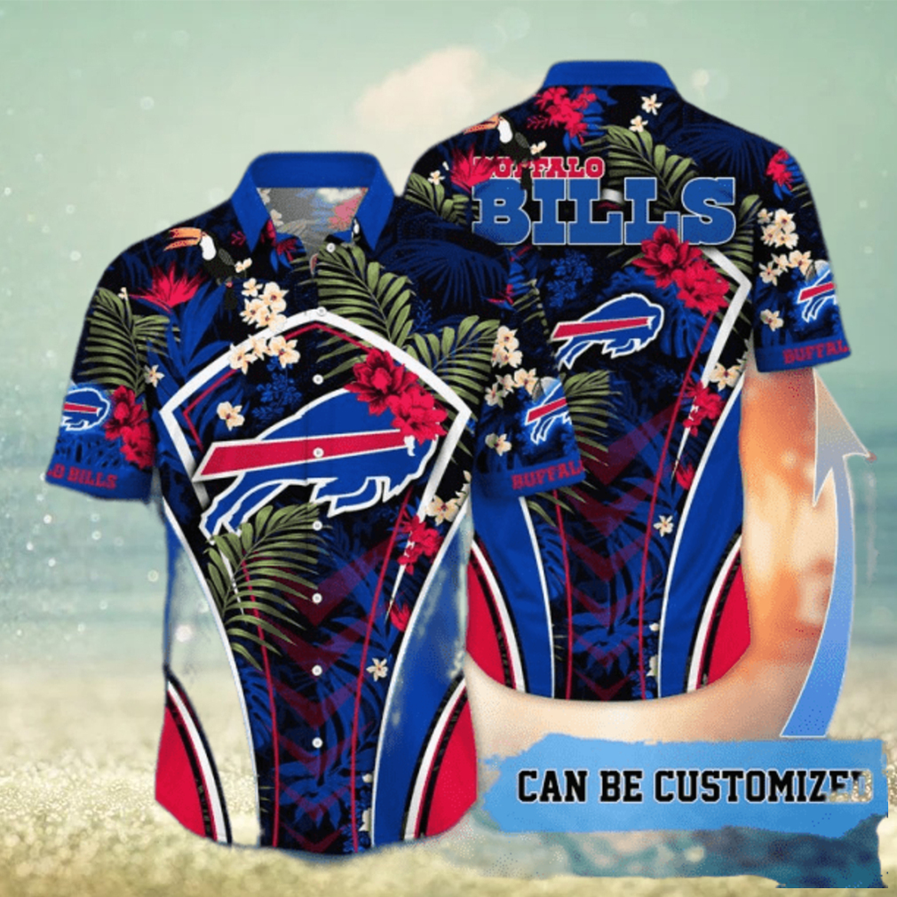 Customized Buffalo Bills NFL Flower Summer Tropical Hawaiian Shirt - Limotees