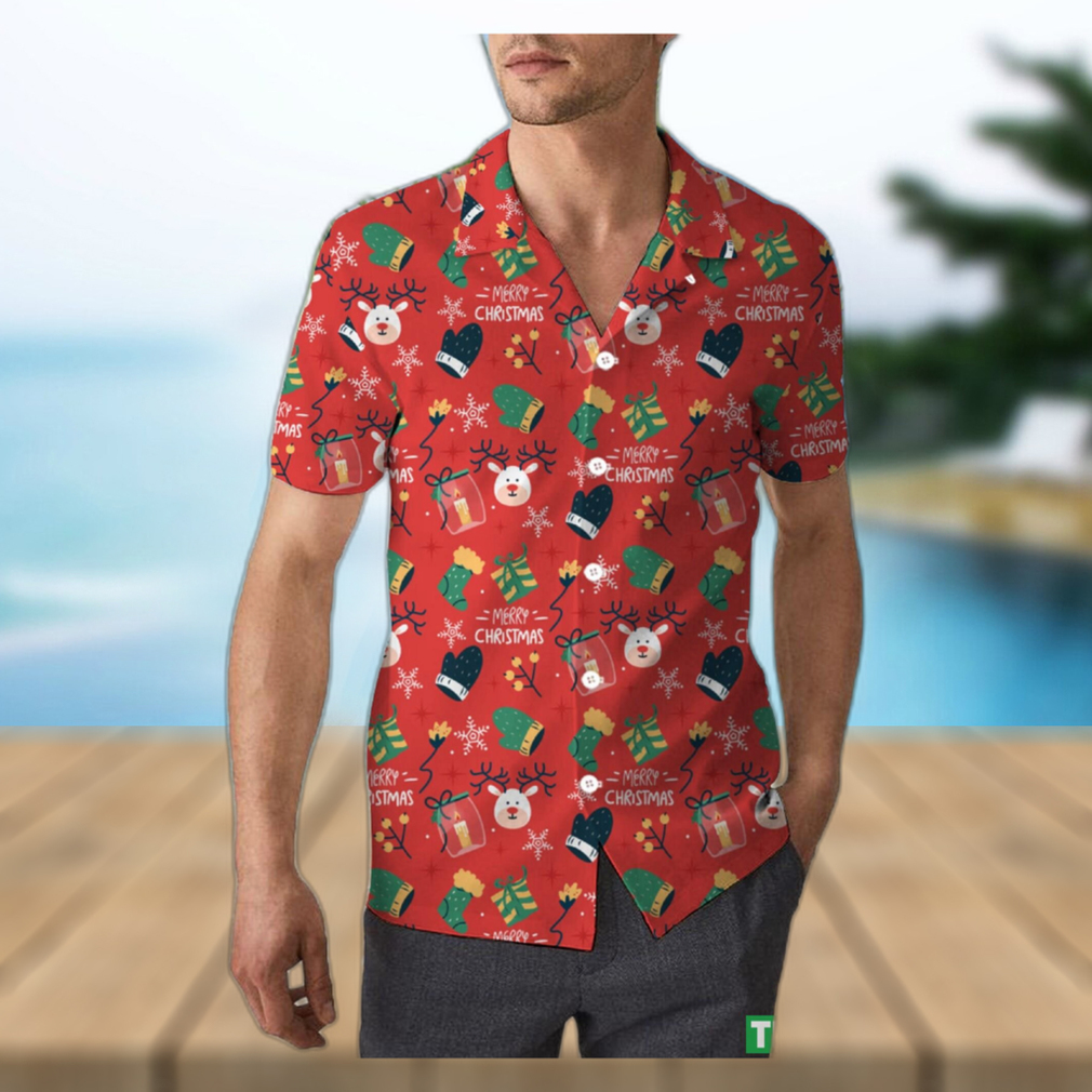 Cute Christmas Unisex 3D Hawaiian Shirt Famous Gift For Men And Women Holiday - Limotees