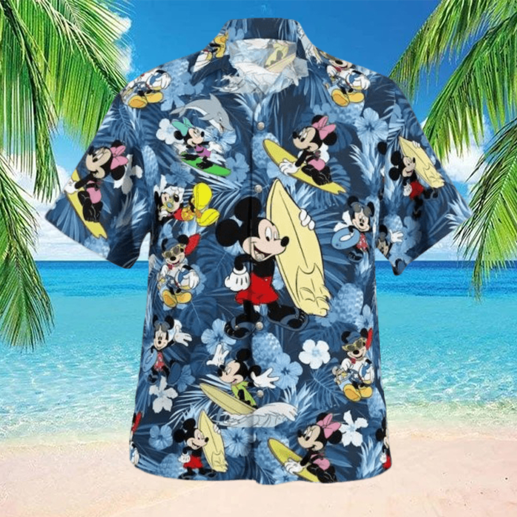 Cute Mickey Hawaiian Shirts For Men hawaiian shirt - Limotees