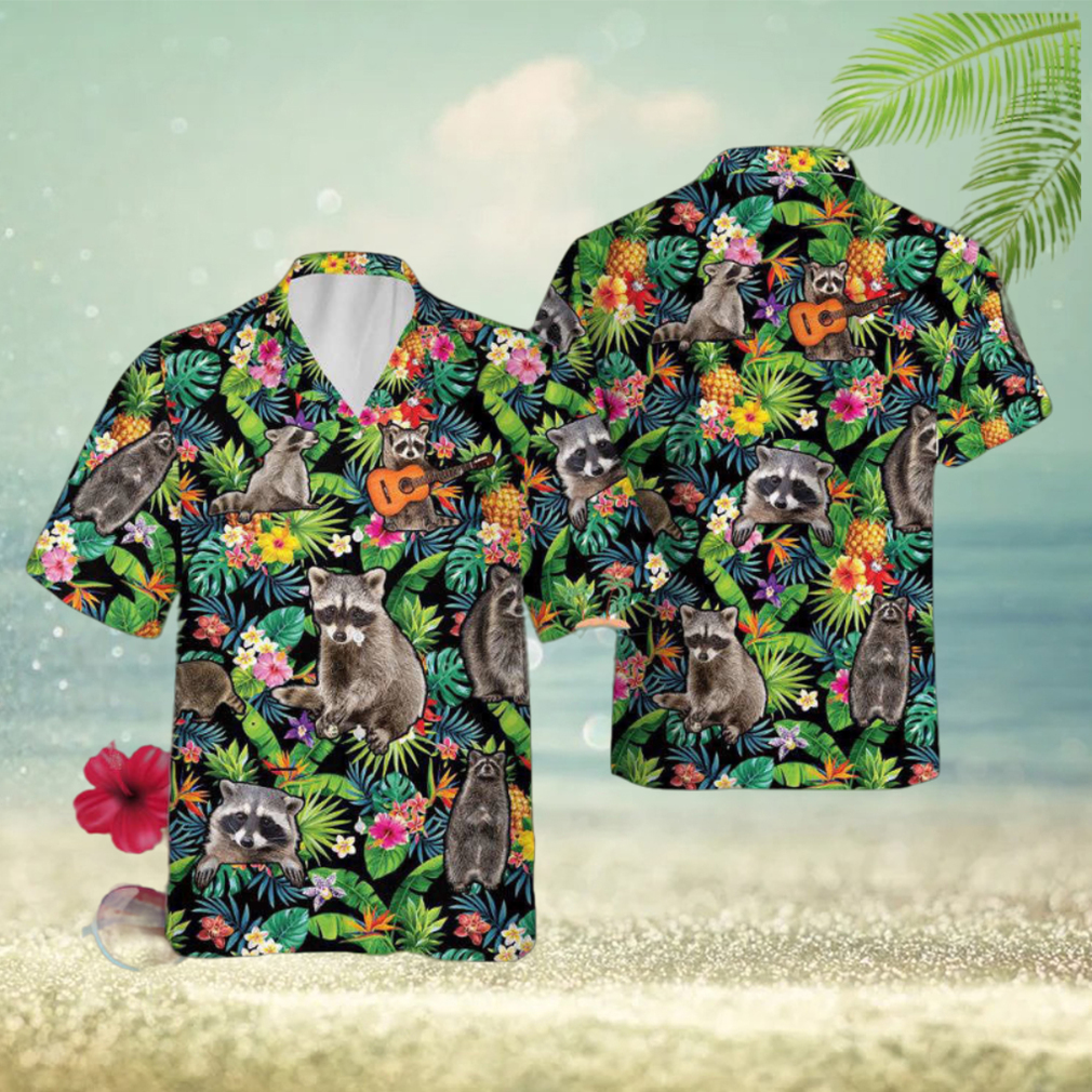 Cute Raccoon Jungle Hawaiian Shirt - Limotees