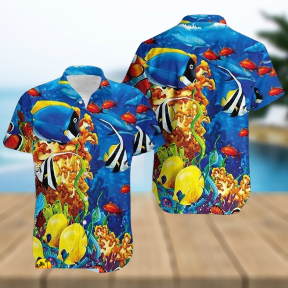 Cute Sea Aloha 3D Hawaiian Shirt For Men And Women - Limotees