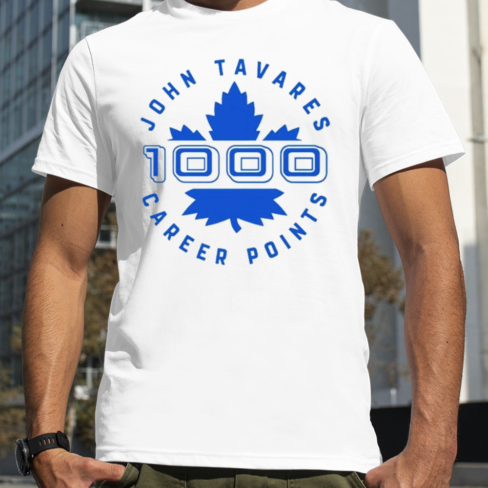 John Tavares 1000 Career Points shirt