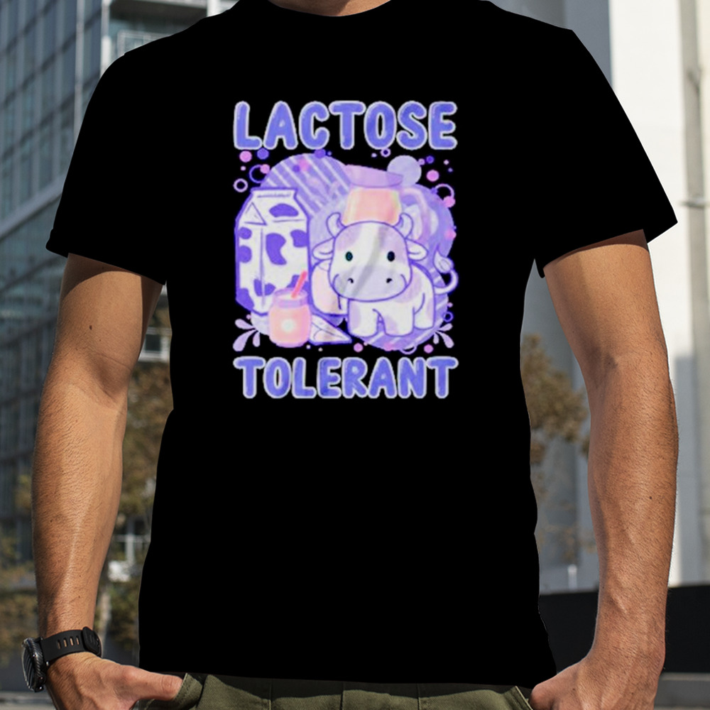 Lactose intolerant funny milk shirt