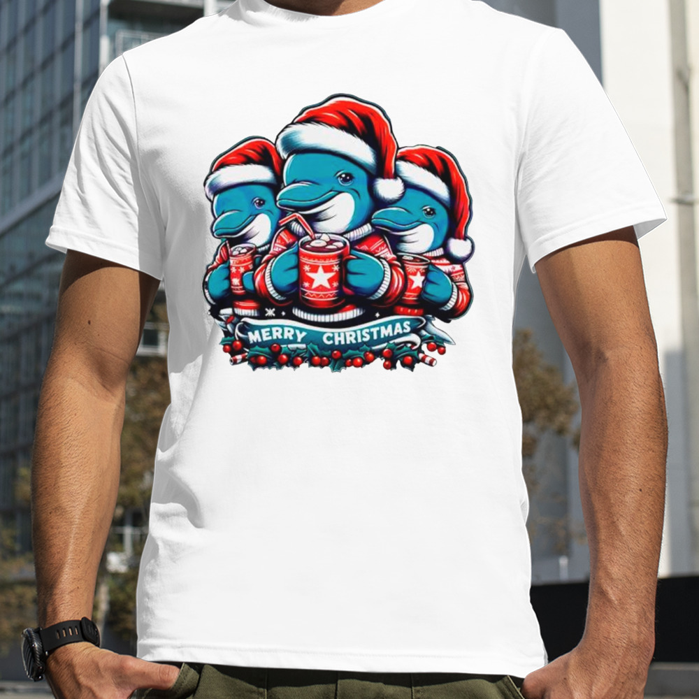 Miami Dolphins NFL Team Merry Christmas shirt