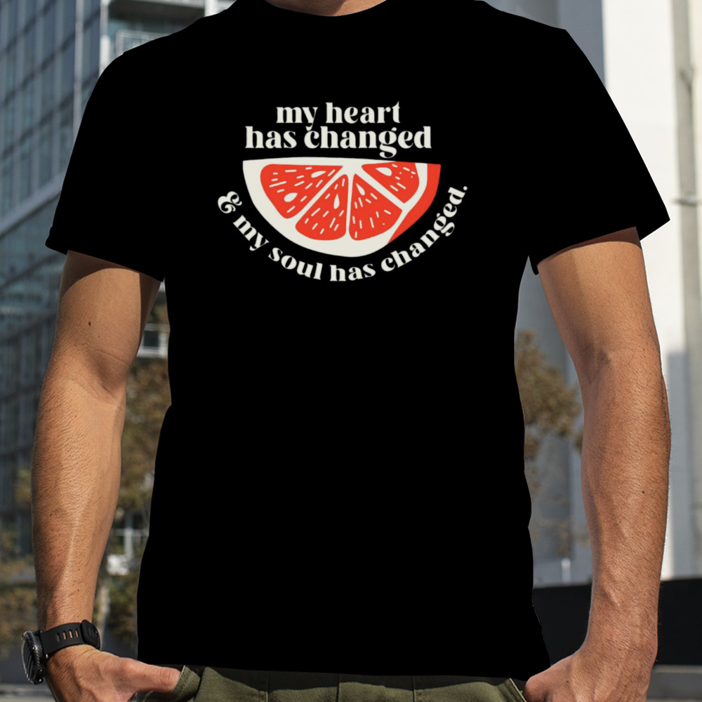 My Heart Has Changed Noah Kahan Orange Juice shirt