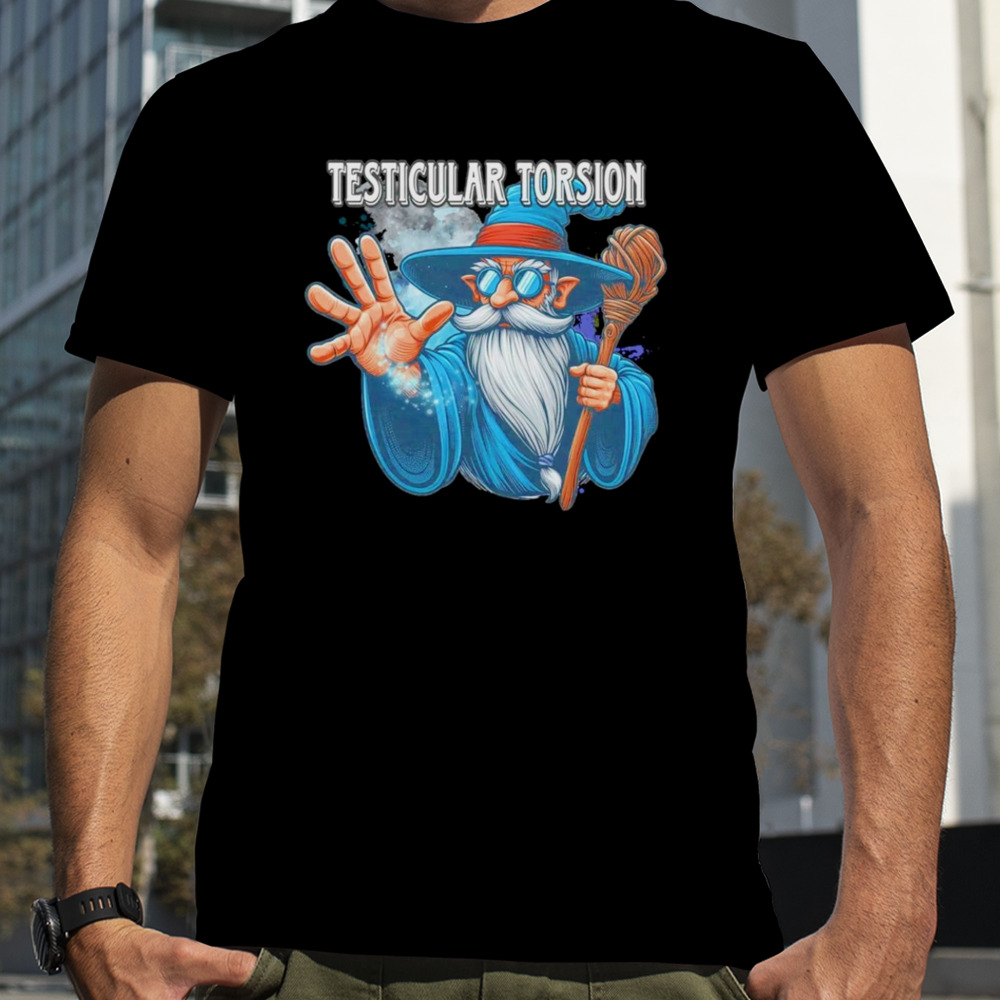 Wizard testicular torsion shirt