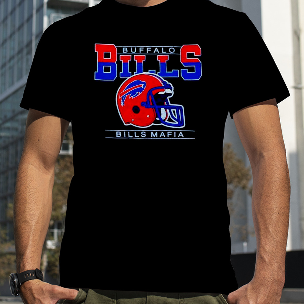 Buffalo Billsmafia helmet Blue shirt