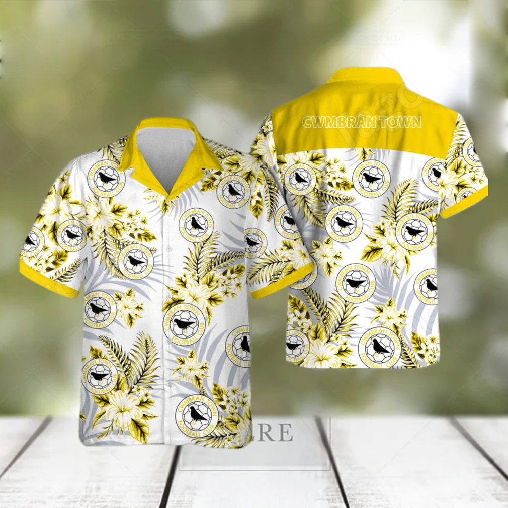 Cwmbran Town Cymru Premier Hawaiian Shirt - Limotees