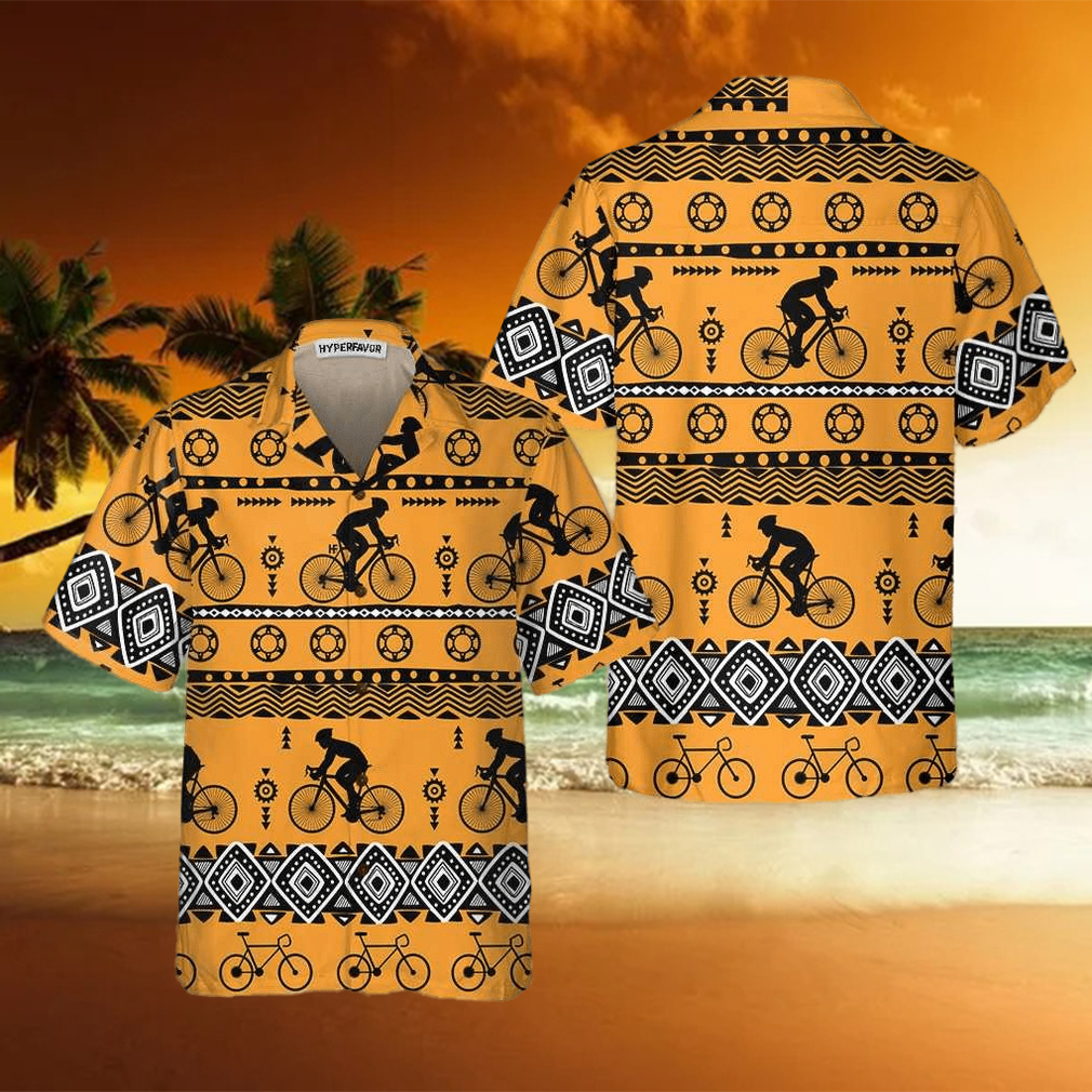 Cycling Tribal Pattern Hawaiian shirt - Limotees