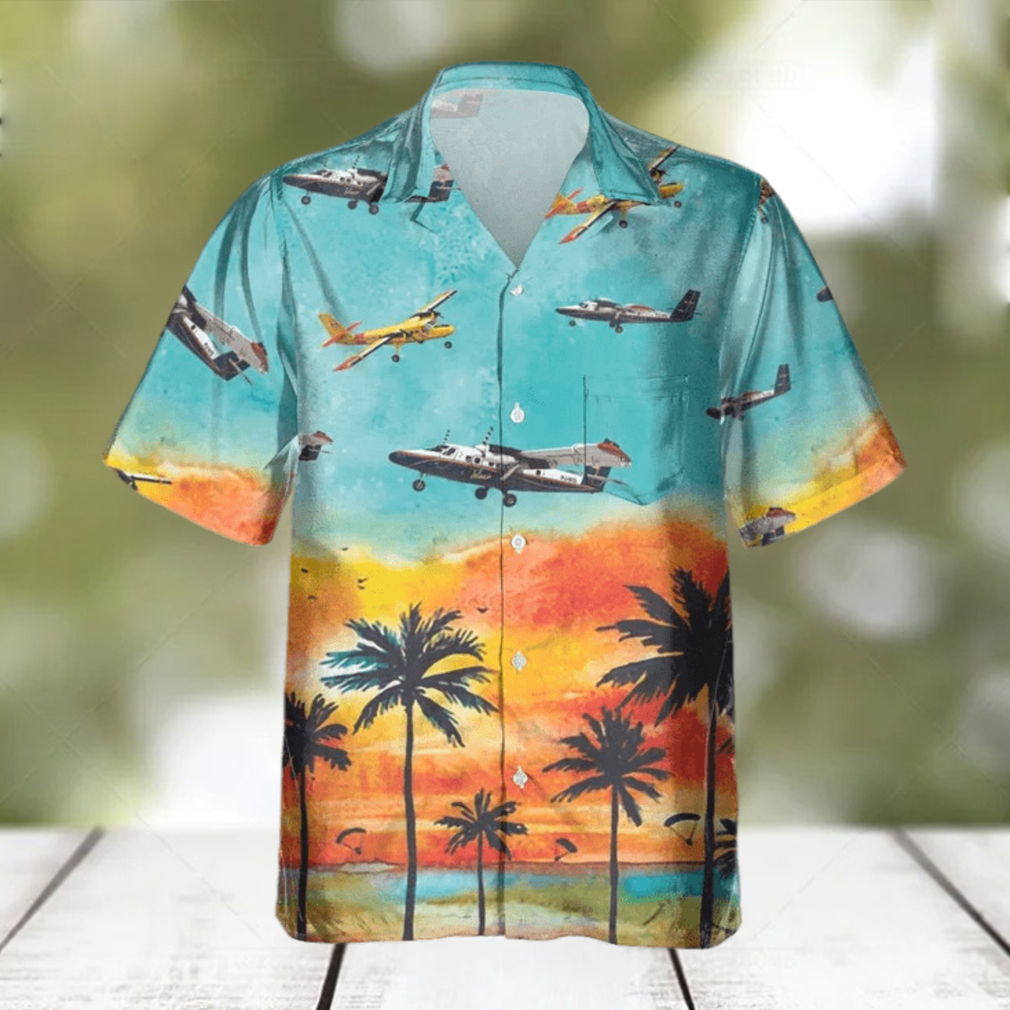 DHC 6 Twin Otter DHC6 Pocket Hawaiian Shirt - Limotees