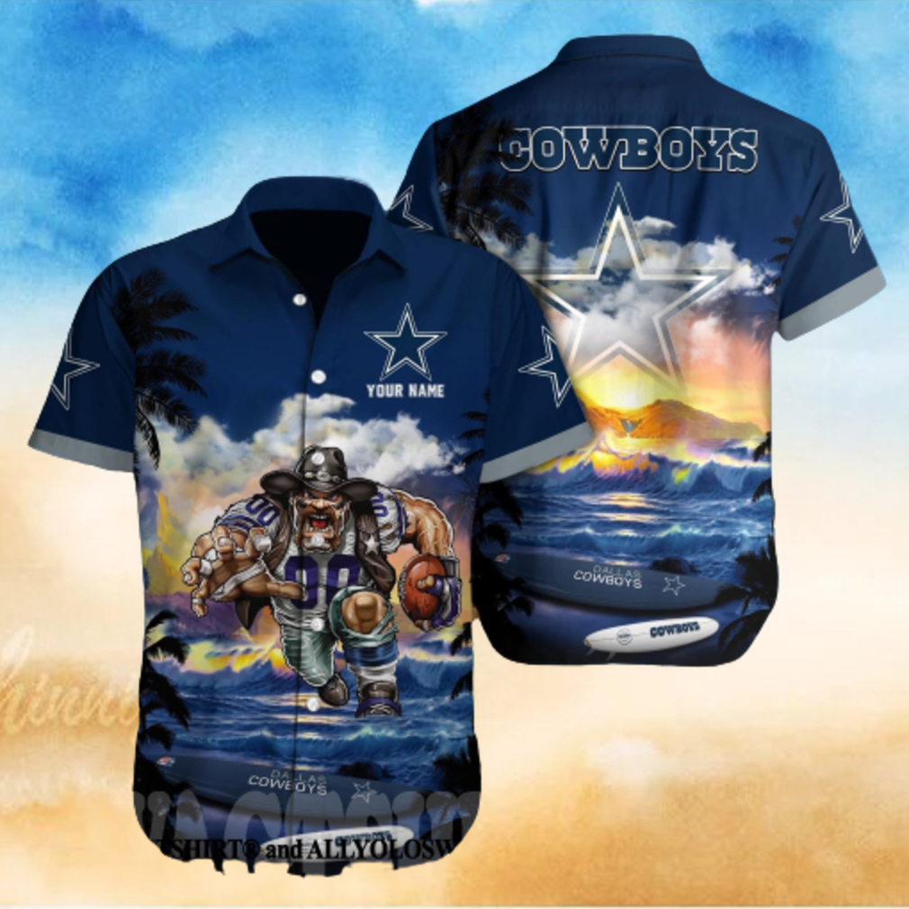 DaDallas Cowboys NFL Custom Classic All Over Printed Hawaiian Shirt - Limotees