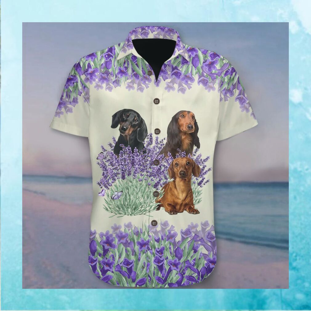 Dachshund Dog Hawaii Shirt Cute Tropical Flower Hawaiian Shirt Gift For Dachshund Lover - Limotees