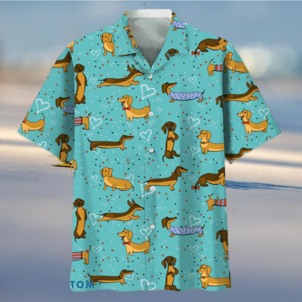 Dachshund Pattern For Dog Lover Hawaiian Shirt - Limotees