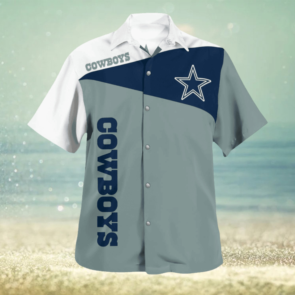 Dallas Cowboys Beach 3D Hawaiian Shirt Best For Fans Beach Gift For Men And Women - Limotees