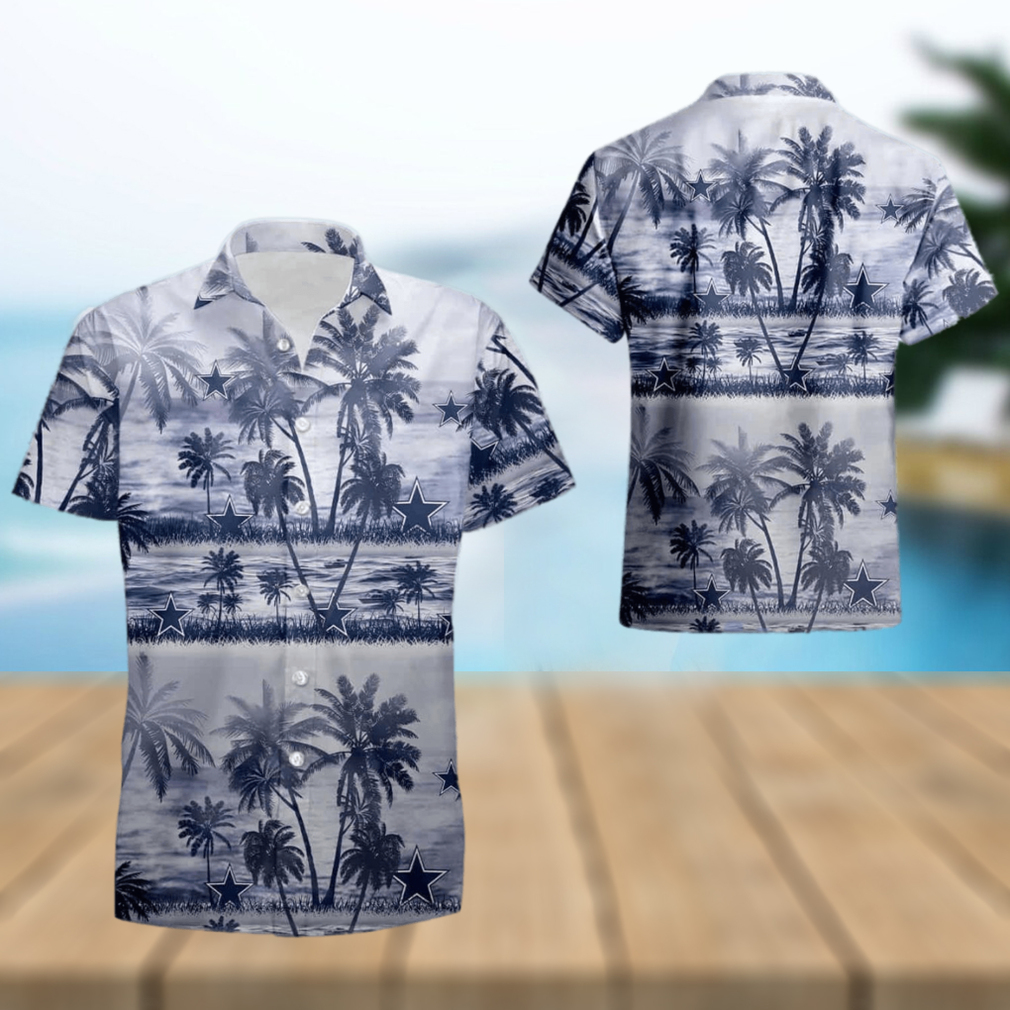 Dallas Cowboys Coconut Island White Summer Gift Hawaiian Shirt For Men And Women - Limotees