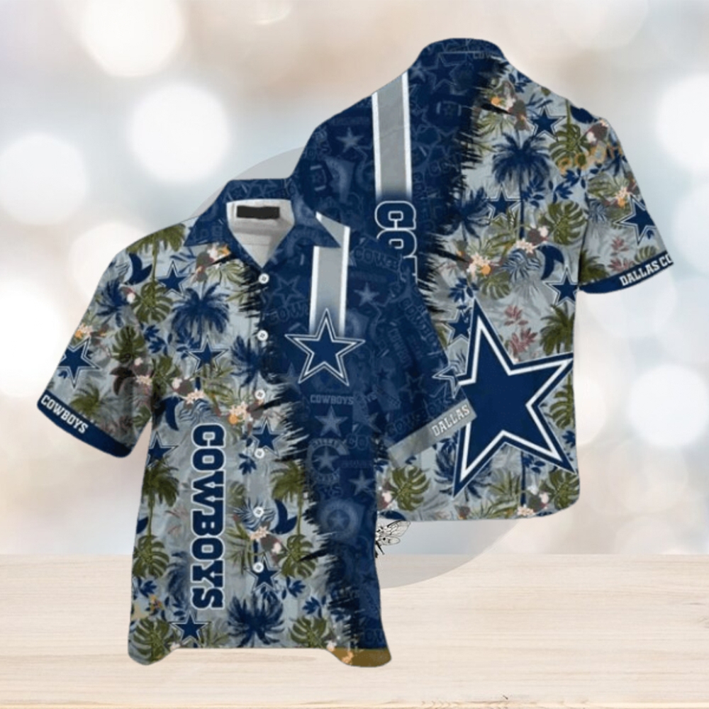 Dallas Cowboys Hawaiian Shirt, Beach Gift For Dad Aloha Shirt - Limotees