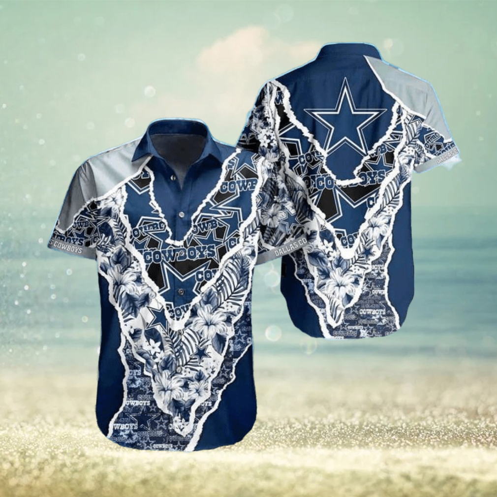 Dallas Cowboys Hawaiian Shirt Football Gift For Dad From Son - Limotees