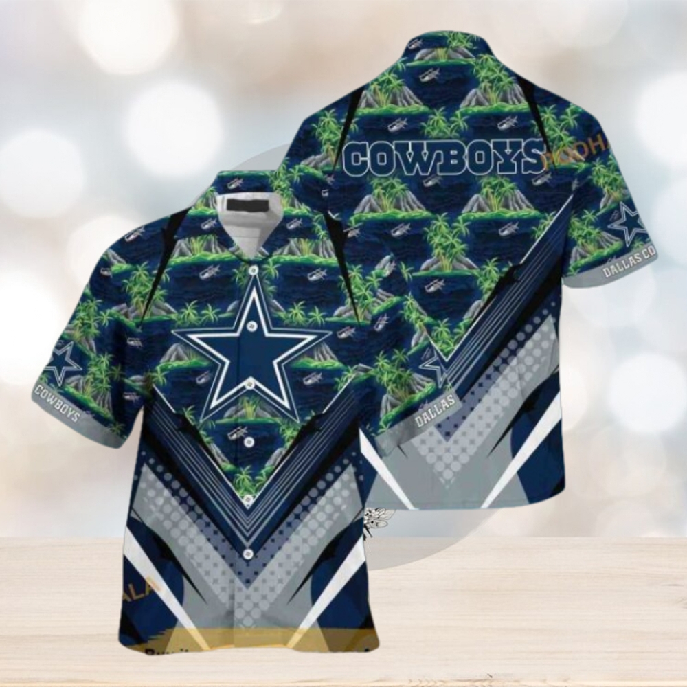 Dallas Cowboys Hawaiian Shirt, Summer Gift For Friends Aloha Shirt - Limotees